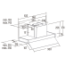 Купить  Вытяжка Cata TENTA 900 XGWH в интернет-магазине Мега-кухня 1
