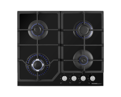 Купить  Газовая варочная панель HOMSair HGG643TGCBK в интернет-магазине Мега-кухня 1