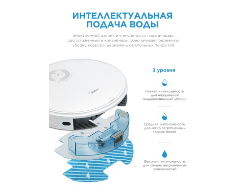 Купить  Робот-пылесос Midea VCR10W в интернет-магазине Мега-кухня 4