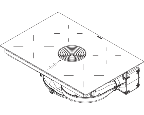 Купить  Индукционная варочная панель со встроенной вытяжкой BORA PURU в интернет-магазине Мега-кухня 4