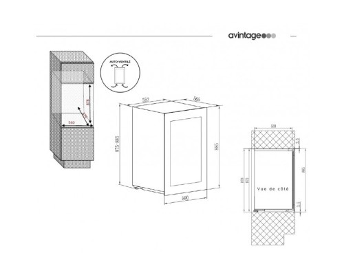 Купить Двухзонный винный шкаф Avintage AVI88PLATINUM в интернет-магазине Мега-кухня 13 Купить Двухзонный винный шкаф Avintage AVI88PLATINUM в интернет-магазине Мега-кухня 13