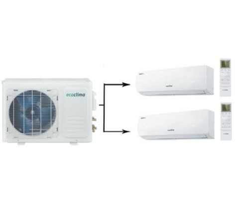 Купить Мульти сплит-система на 2 комнаты Ecoclima Multi line R32 Free Match  CMWM-H09/4R2 [W]*2/СM2-H16/4DR2 в интернет-магазине Мега-кухня