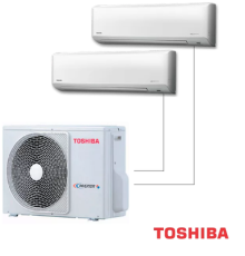 Внешний блок мульти сплит-системы на 2 комнаты Toshiba RAS-2M18G3AVG-E