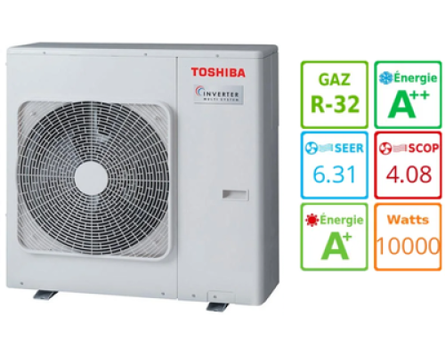 Купить  Внешний блок мульти сплит-системы на 5 комнат Toshiba RAS-5M34G3AVG-E в интернет-магазине Мега-кухня 2