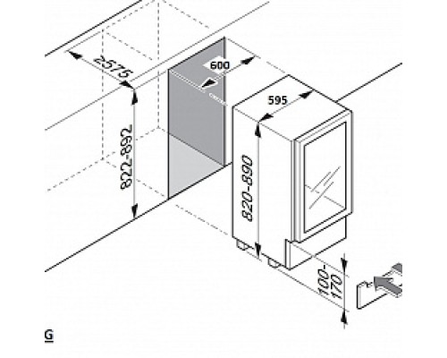 Купить  Винный шкаф Dometic E45FG Elegance в интернет-магазине Мега-кухня 7