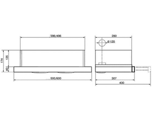 Купить  Вытяжка Elikor Slide Glass 60П-1000 в интернет-магазине Мега-кухня 1