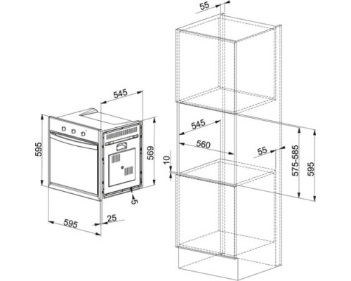 Купить  Духовой шкаф Franke CF 65 M GF/F в интернет-магазине Мега-кухня 1