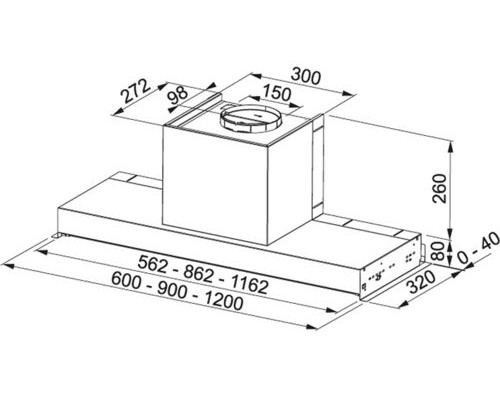 Купить  Вытяжка Franke Style Lux LED FSTP NG 905 X в интернет-магазине Мега-кухня 1