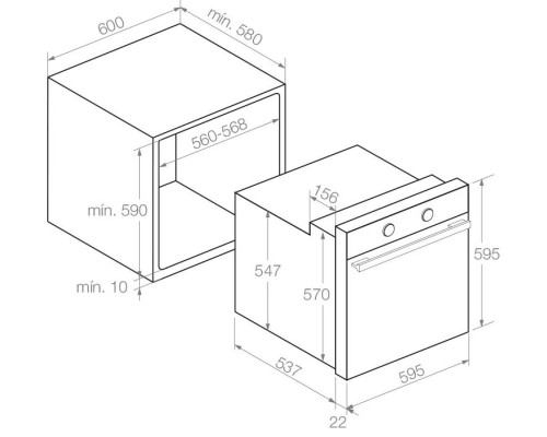 Купить  Духовой шкаф Pando PHP-962 в интернет-магазине Мега-кухня 3