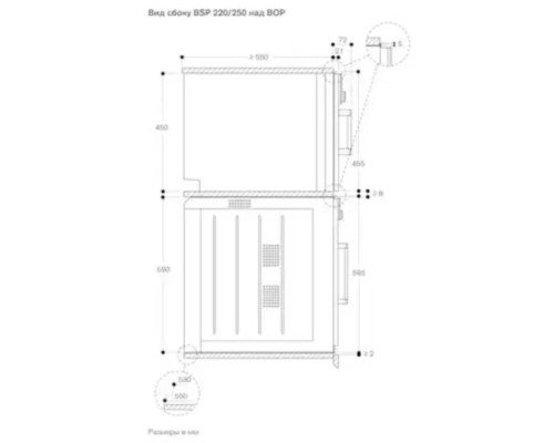 Купить  Духовой шкаф - пароварка Gaggenau BSP 251-101 в интернет-магазине Мега-кухня 2