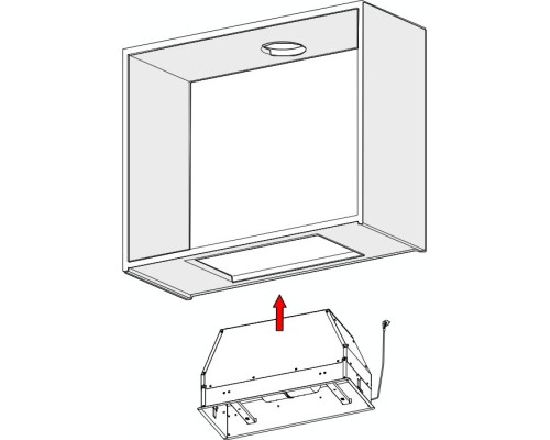 Купить  Встраиваемая вытяжка Pando NEO/78 INOX V. 830 SEC в интернет-магазине Мега-кухня 3