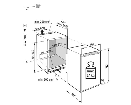 Купить  Встраиваемый морозильник Liebherr IFNbi 3553 Prime в интернет-магазине Мега-кухня 2
