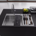 Купить Мойка Box Center BWX 220-54-27 TL рабочий центр слева в интернет-магазине Мега-кухня 10
