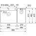 Купить Мойка Box Center BWX 220-54-27 TL рабочий центр слева в интернет-магазине Мега-кухня 13