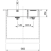 Купить Мойка Box Center BWX 220-54-27 TL рабочий центр слева в интернет-магазине Мега-кухня 14