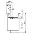 Купить Мойка Box Center BWX 220-54-27 TL рабочий центр слева в интернет-магазине Мега-кухня 15