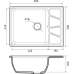 Купить Мойка для кухни GranFest VERTEX 680L в интернет-магазине Мега-кухня 2