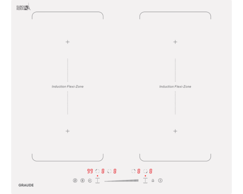 Купить 123 Индукционная варочная панель Graude PREMIUM IK 60.2 BW в интернет-магазине Мега-кухня