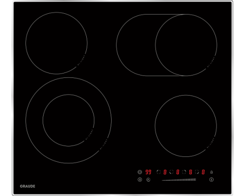 Купить 123 Стеклокерамическая варочная панель Graude EK 60.2 E в интернет-магазине Мега-кухня