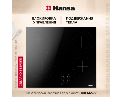 Купить  Электрическая панель Hansa BHC66577 в интернет-магазине Мега-кухня 2