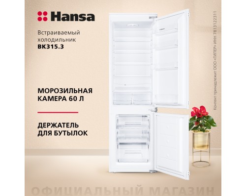 Купить  Встраиваемый холодильник Hansa BK315.3 в интернет-магазине Мега-кухня 4