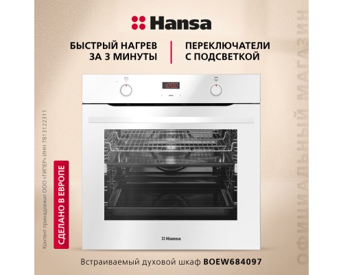 Купить Духовой шкаф Hansa BakingPro BOEW684097 в интернет-магазине Мега-кухня 1 Купить Духовой шкаф Hansa BakingPro BOEW684097 в интернет-магазине Мега-кухня 1