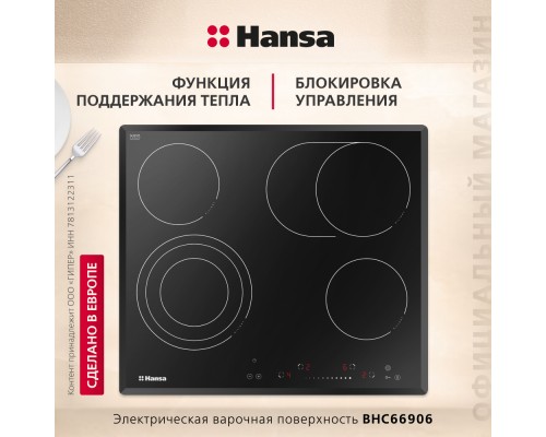 Купить  Электрическая панель Hansa BHC66906 в интернет-магазине Мега-кухня 2
