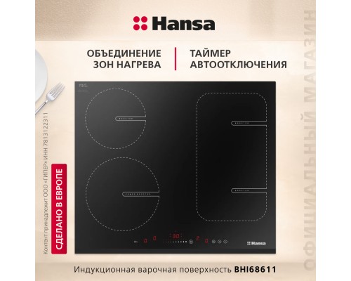 Купить  Индукционная панель Hansa BHI68611 в интернет-магазине Мега-кухня 2