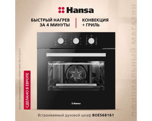 Купить Духовой шкаф Hansa BOES68161 в интернет-магазине Мега-кухня 3 Купить Духовой шкаф Hansa BOES68161 в интернет-магазине Мега-кухня 3
