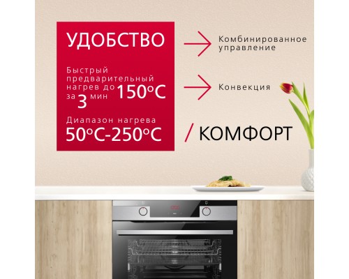 Купить Духовой шкаф Hansa BakingPro BOEI684097 в интернет-магазине Мега-кухня 3 Купить Духовой шкаф Hansa BakingPro BOEI684097 в интернет-магазине Мега-кухня 3