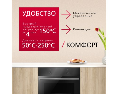 Купить Духовой шкаф Hansa BOES68004 в интернет-магазине Мега-кухня 2 Купить Духовой шкаф Hansa BOES68004 в интернет-магазине Мега-кухня 2