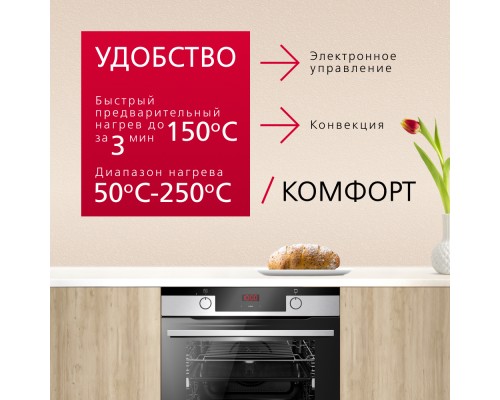 Купить Духовой шкаф Hansa BakingPro BOEIS694077 в интернет-магазине Мега-кухня 2 Купить Духовой шкаф Hansa BakingPro BOEIS694077 в интернет-магазине Мега-кухня 2