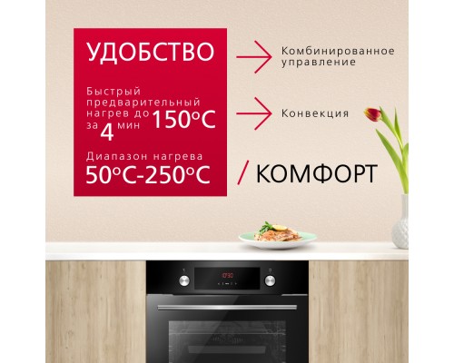 Купить  Духовой шкаф Hansa BOES68441 в интернет-магазине Мега-кухня 2
