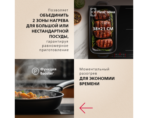 Купить  Индукционная варочная панель Hansa PRO CHEF BHI68810 в интернет-магазине Мега-кухня 9