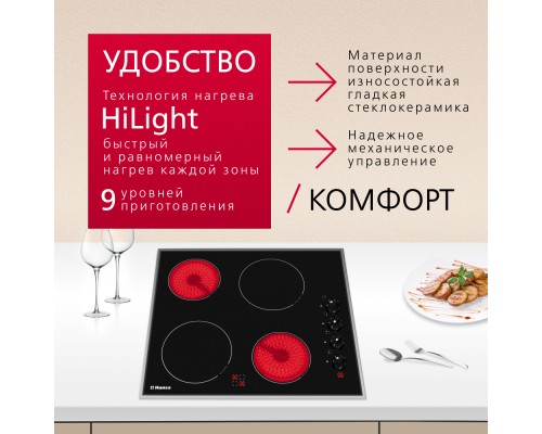 Купить  Электрическая панель Hansa BHCI65123030 в интернет-магазине Мега-кухня 3