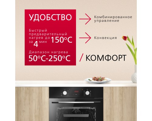 Купить  Духовой шкаф Hansa BOES68460 в интернет-магазине Мега-кухня 3