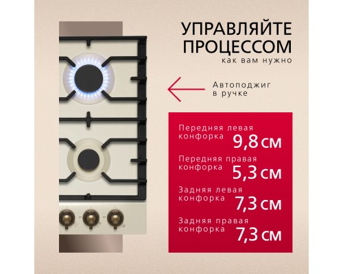 Купить  Газовая панель Hansa BHGY610391 в интернет-магазине Мега-кухня 3