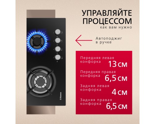 Купить  Газовая панель Hansa BHGI63112035 в интернет-магазине Мега-кухня 4