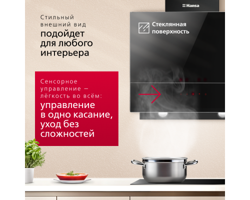 Купить  Наклонная вытяжка Hansa Pro Chef OKP6547SH в интернет-магазине Мега-кухня 4