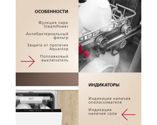 Купить  Встраиваемая посудомоечная машина Hansa ZIM426EQ в интернет-магазине Мега-кухня 19
