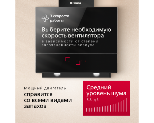 Купить  Наклонная вытяжка Hansa Pro Chef OKP6547SH в интернет-магазине Мега-кухня 6