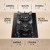 Купить  Газовая панель Hansa BHKS330300 в интернет-магазине Мега-кухня 6