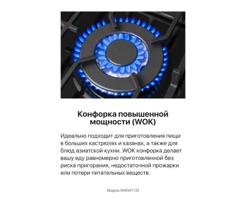 Купить  Газовая панель Hansa BHKS41135 в интернет-магазине Мега-кухня 3