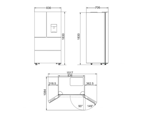 Купить  Холодильник Kaiser KS 80425 AD в интернет-магазине Мега-кухня 14