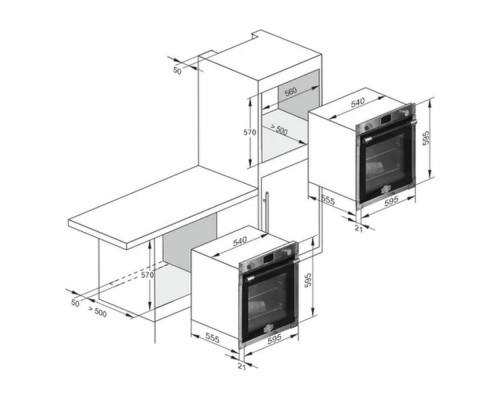 Купить Духовой шкаф Kaiser EH 6306 N RS в интернет-магазине Мега-кухня 6 Купить Духовой шкаф Kaiser EH 6306 N RS в интернет-магазине Мега-кухня 6