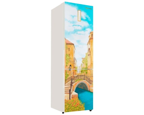 Купить  Двухкамерный холодильник Kuppersberg NFM 200 CG серия Венеция с розами в интернет-магазине Мега-кухня 1