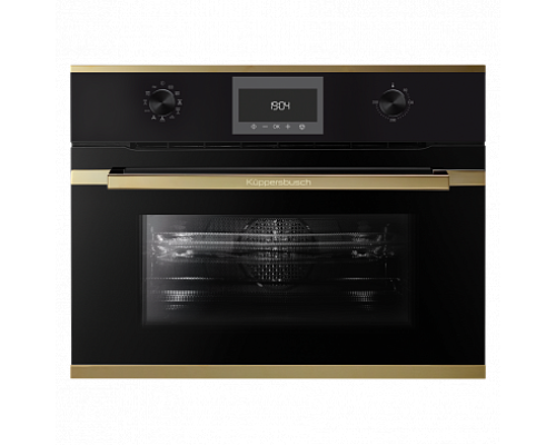 Купить Компактный духовой шкаф с микроволнами Kuppersbusch CBM 6330.0 S4 Gold в интернет-магазине Мега-кухня