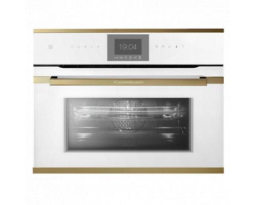 Купить Компактный духовой шкаф с микроволнами Kuppersbusch CBM 6550.0 W4 Gold в интернет-магазине Мега-кухня