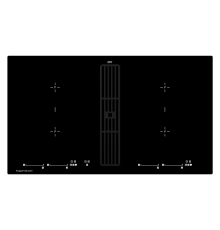Индукционная варочная панель с вытяжкой Kuppersbusch KMI 9800.0 SR Black Velvet