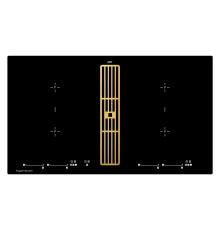 Индукционная варочная панель с вытяжкой Kuppersbusch KMI 9800.0 SR Gold